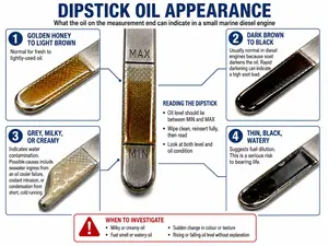 Dipstick oil quality can tell you a lot