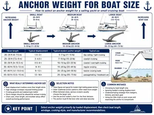 Anchor weight for boat size calculations and assessment is crucial