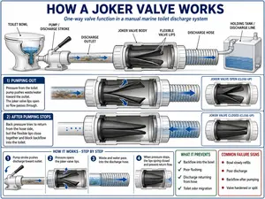 The joker valve is an essential part of many manual toilets